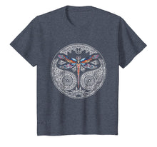 Load image into Gallery viewer, Magical Colorful Dragonfly Mandala T-Shirt & Design
