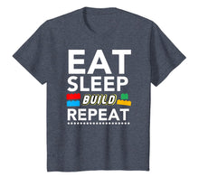 Load image into Gallery viewer, Eat Sleep Build Repeat Building Blocks Bricks Master Builder