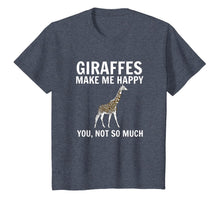 Load image into Gallery viewer, Giraffes Make Me Happy You Not So Much Giraffe Lover T-Shirt-131338