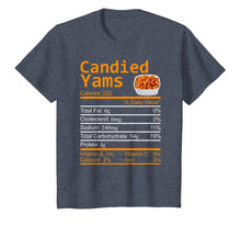Load image into Gallery viewer, Candied Yams Nutrition Facts Thanksgiving Costume Christmas T-Shirt