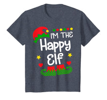 Load image into Gallery viewer, I'm The Happy Elf Shirt Christmas Family Elf Costume T-Shirt