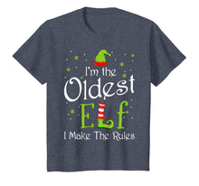 Load image into Gallery viewer, I'm The Oldest Elf Christmas Gift Idea Xmas Family T-Shirt