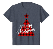 Load image into Gallery viewer, Christmas Tree Red Buffalo Plaid Merry Christmas Gift T-Shirt