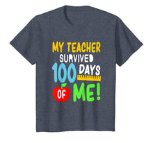 Load image into Gallery viewer, My Teacher Survived 100 Days Of Me 100 School Days T-Shirt-659316