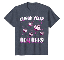 Load image into Gallery viewer, Funny Check Your Boo Bees Shirt Breast Cancer Awareness Gift T-Shirt