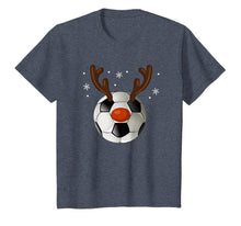 Load image into Gallery viewer, Soccer Reindeer Christmas Funny Sport Ball Xmas Gift T-Shirt