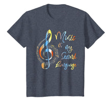 Load image into Gallery viewer, Music is my second language T-Shirt-932441