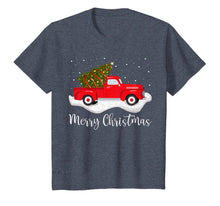 Load image into Gallery viewer, Vintage Wagon Christmas Shirt Tree on Car Xmas red Truck T-Shirt