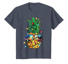 Load image into Gallery viewer, Pineapple Christmas Tree Lights Xmas Men Gifts Sunglasses T-Shirt-226693