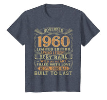 Load image into Gallery viewer, Vintage 59 Years Old November 1960 59th Birthday Gift Ideas T-Shirt