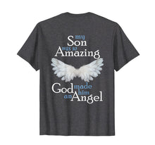 Load image into Gallery viewer, Son Guardian Angel T-Shirt Memorial Gift Amazing Angel Wings