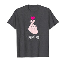 Load image into Gallery viewer, K-Pop Hand Symbol Kpop Heart Korean Music Gift T-Shirt