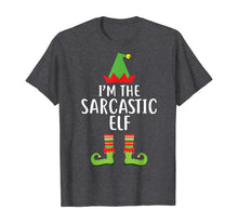 Load image into Gallery viewer, I'm The Sarcastic Elf Matching Family Group Christmas Shirt