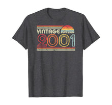 Load image into Gallery viewer, 18th Birthday Gift T Shirt. Classic, Vintage 2001 Shirt.