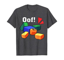 Load image into Gallery viewer, OOF! Funny Blox Noob Gamer T-Shirt