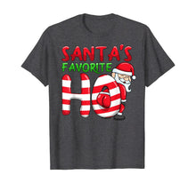 Load image into Gallery viewer, Santas Favorite Ho Santa favourite Ho Funny Girls Christmas T-Shirt
