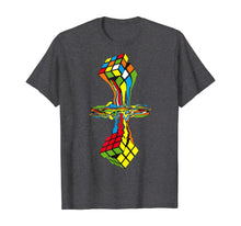 Load image into Gallery viewer, AWESOME GRAPHIC MELTING RUBIK RUBIX RUBICS CUBE Solved Rubik T-Shirt