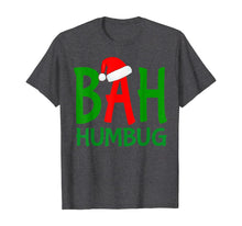 Load image into Gallery viewer, Christmas bah humbug ebenezer scrooge Design T-Shirt
