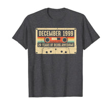 Load image into Gallery viewer, Vintage December 1999 20th birthday Gift Retro Cassette Tape T-Shirt