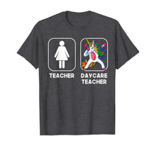 Load image into Gallery viewer, Daycare Teacher Funny Gift Dabbing Unicorn Teacher Women T-Shirt