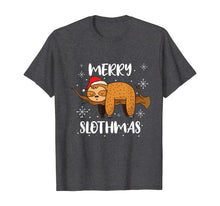 Load image into Gallery viewer, Merry Slothmas Funny Sloth Christmas Outfit For Sloth Lovers T-Shirt