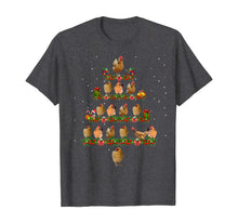 Load image into Gallery viewer, Chicken Christmas Tree Lights Funny Chicken Xmas Gift T-Shirt