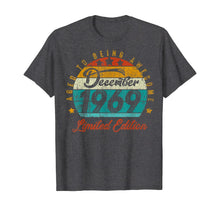 Load image into Gallery viewer, Vintage December 1969 Design 50 Years Old 1969 Birthday Gift T-Shirt