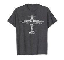 Load image into Gallery viewer, Full Phonetic Alphabet Shirt | Cute Plane Letters Tee Gift