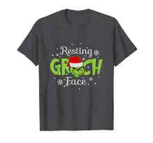 Load image into Gallery viewer, funny Tee Resting Grinch-Face T-Shirt