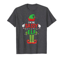 Load image into Gallery viewer, I'm The Sassy Elf Matching Family Group Christmas T-Shirt