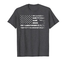 Load image into Gallery viewer, Deer Hunting And America Flag Funny Hunting Lover Gift T-Shirt