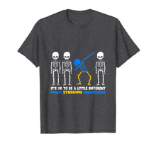 Load image into Gallery viewer, Down Syndrome Skeleton costume halloween Gifts trisomy Tee T-Shirt