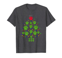 Load image into Gallery viewer, Christmas XMas Tree Super Cute Dog Paws Print Puppy Owner T-Shirt