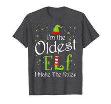 Load image into Gallery viewer, I'm The Oldest Elf Christmas Gift Idea Xmas Family T-Shirt