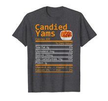 Load image into Gallery viewer, Candied Yams Nutrition Facts Thanksgiving Costume Christmas T-Shirt