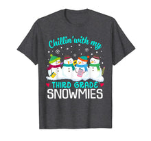Load image into Gallery viewer, Chillin' With Third Grade Snowmies Christmas Proud Teacher T-Shirt