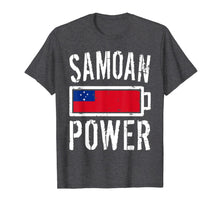 Load image into Gallery viewer, Samoa Flag | Samoan Power Battery Proud Tee T-Shirt