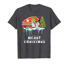 Load image into Gallery viewer, Happy Camper Christmas Shirt Funny Camping Christmas Pajamas T-Shirt
