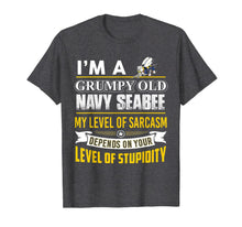 Load image into Gallery viewer, Navy Seabee - I'm A Grumpy Old Navy Seabee T-Shirt