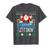 Load image into Gallery viewer, Let it Snow Cocaine Santa Funny Christmas T-Shirt-1267261