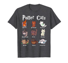 Load image into Gallery viewer, Potter Cats Cute Harry Pawter Kitten Pajama gift for Her T-Shirt-434251