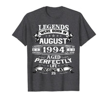 Load image into Gallery viewer, Vintage 25th Birthday August 1994 Shirt 25 Years Old Gift
