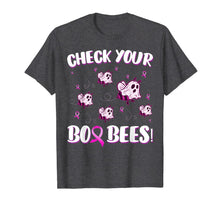 Load image into Gallery viewer, Funny Check Your Boo Bees Shirt Breast Cancer Awareness Gift T-Shirt