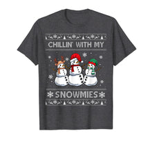 Load image into Gallery viewer, Chillin With My Snowmies Funny Ugly Christmas Pajama Xmas T-Shirt