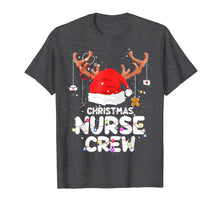 Load image into Gallery viewer, Christmas Nurse Crew Santa Hat Reindeer Merry Christmas gift T-Shirt