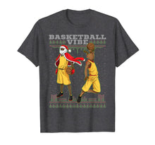 Load image into Gallery viewer, Basketball African American Santa Reindeer Ugly Christmas T-Shirt