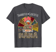 Load image into Gallery viewer, Thankful Grateful Blessed Nana Turkey Thanksgiving Day Gift T-Shirt