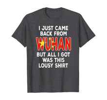 Load image into Gallery viewer, Just Got Back From Wuhan, Funny China Vacation Souvenir Gift T-Shirt-401866