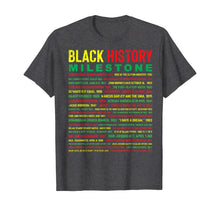 Load image into Gallery viewer, Black History Month Milestone African American Men Women T-Shirt-937980