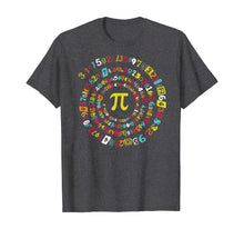 Load image into Gallery viewer, Funny Pi Day Shirt Spiral Pi Math Tee for Pi Day 3.14 T-Shirt-102916